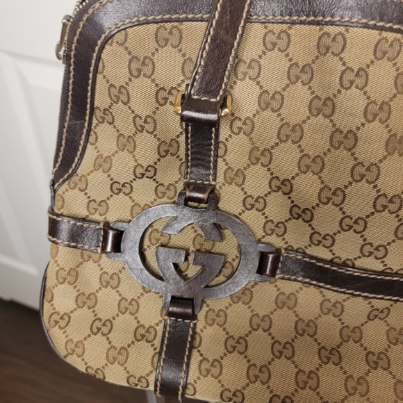 Gucci Monogram Royal Dark Brown Hobo Bag - Picture 5 of 15